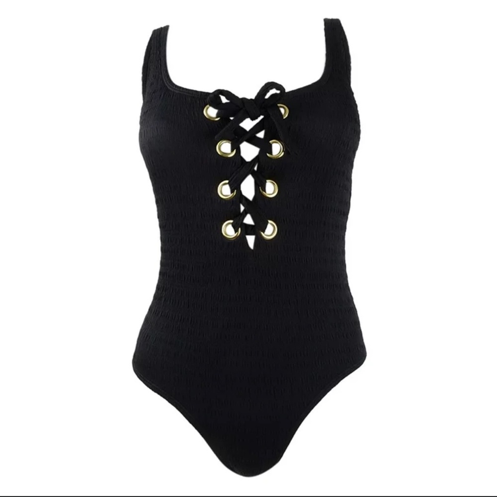 California Waves one piece swimsuit